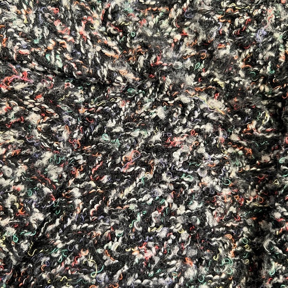 Liz Baker Petite Bouclé Tweed Jacket Blazer Black Multicolor Size 6P - Picture 6 of 6